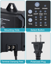 Load image into Gallery viewer, 65W Outdoor Low Voltage Transformer with Timer and Photocell Sensor - SMY Lighting

